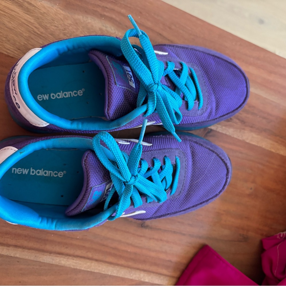 New Balance Purple and Blue Sneakers